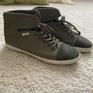 VANS lace up high tops size 7.5